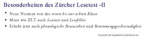 Liste der Besonderen Kennzeichen des ZLT-ii